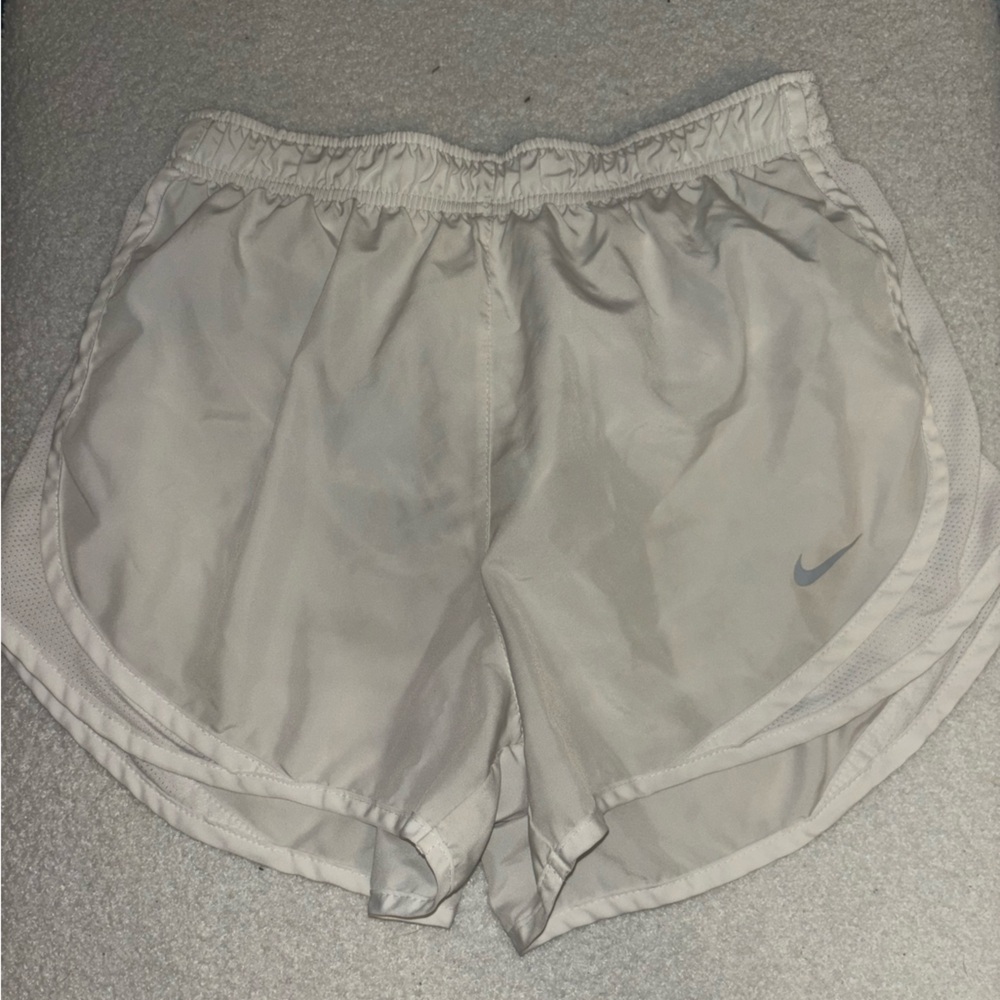 Nike White Dri-FIT Shorts